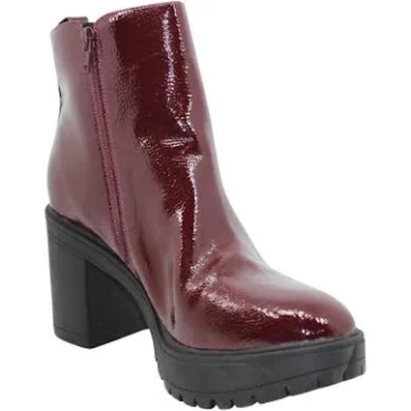 Steve Madden Burgundy Turbo Booties - Picture 2 of 8